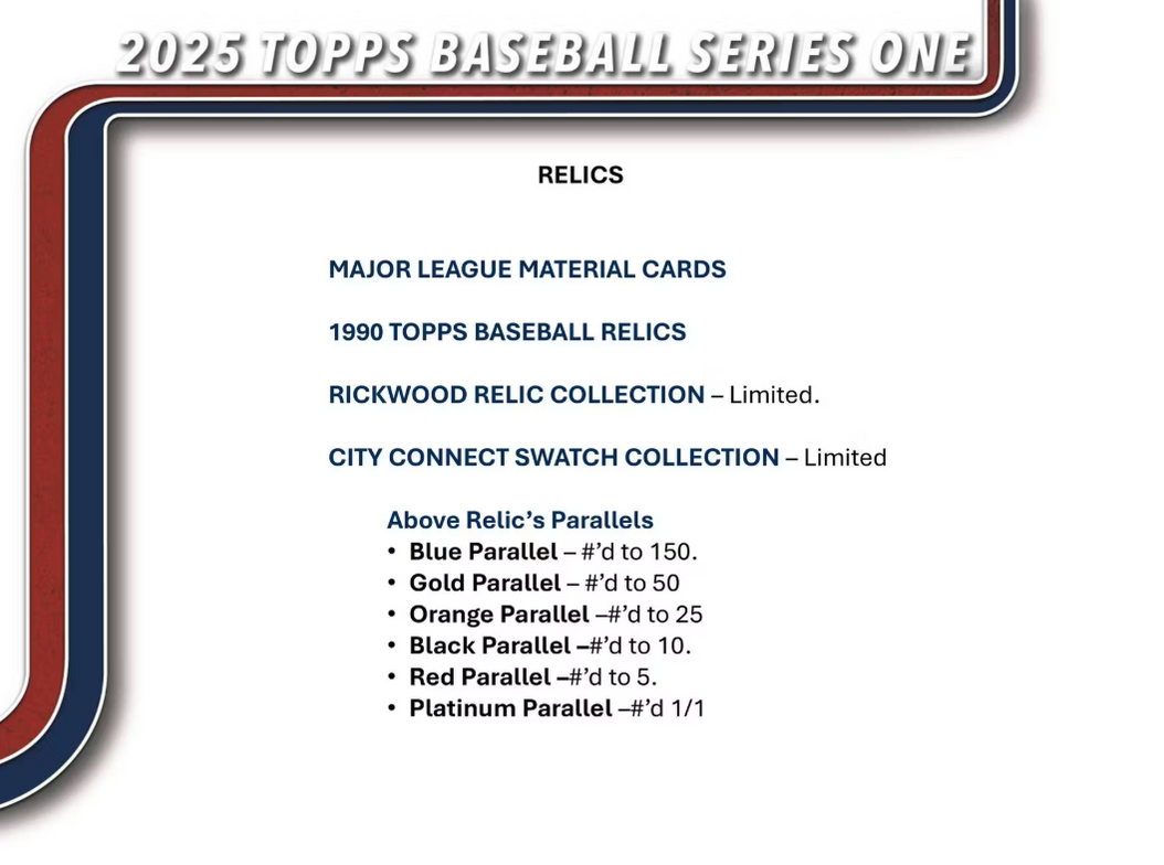 2025 Topps Series 1 Baseball Value Blaster Box