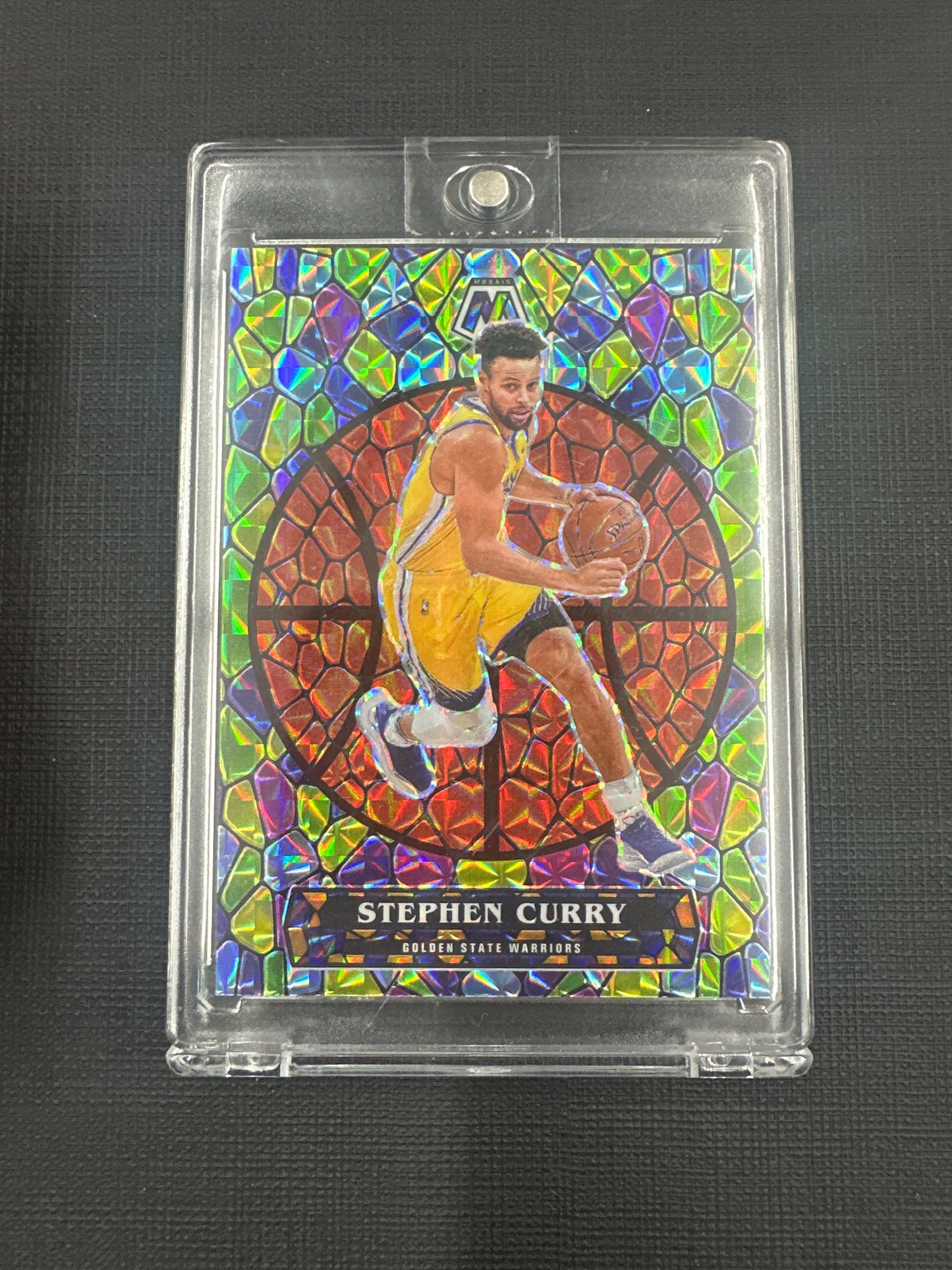 2020-21 Panini Mosaic Stephen Curry - Stained Glass Case Hit #4