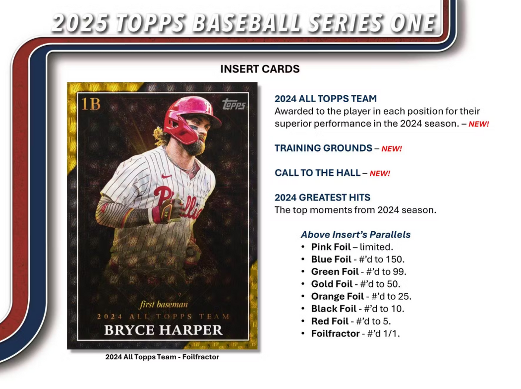 2025 Topps Series 1 Baseball Value Blaster Box