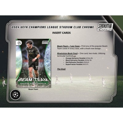 2023-24 Topps Stadium Club Chrome UEFA Club Competitions Soccer Hobby Box