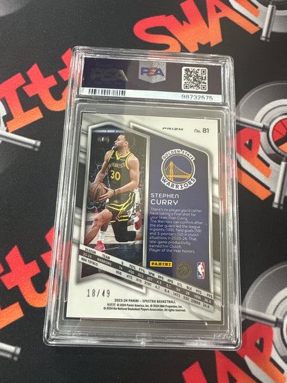 2023 Spectra - Stephen Curry Astral /49 GEM MINT 10 #81