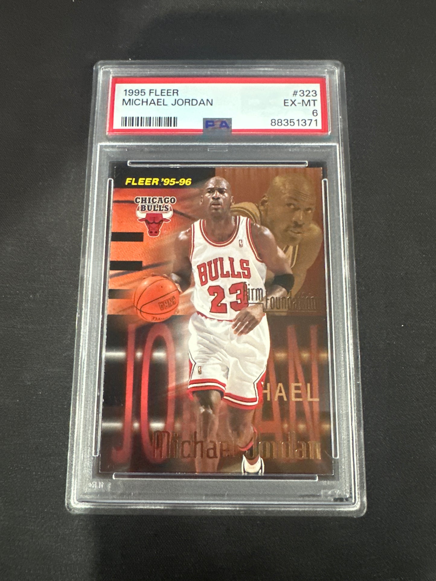 1995 Fleer Michael Jordan - Firm Foundation PSA 6 #323