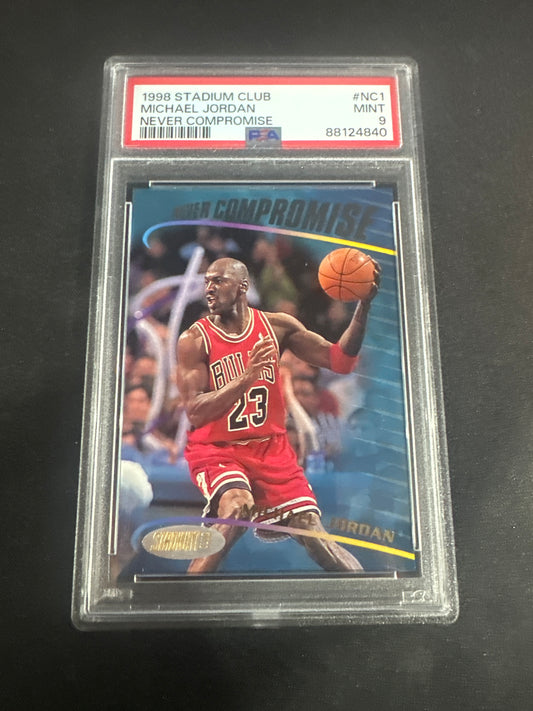 1998 Stadium Club Michael Jordan - Never Compromise PSA 9 #NC1