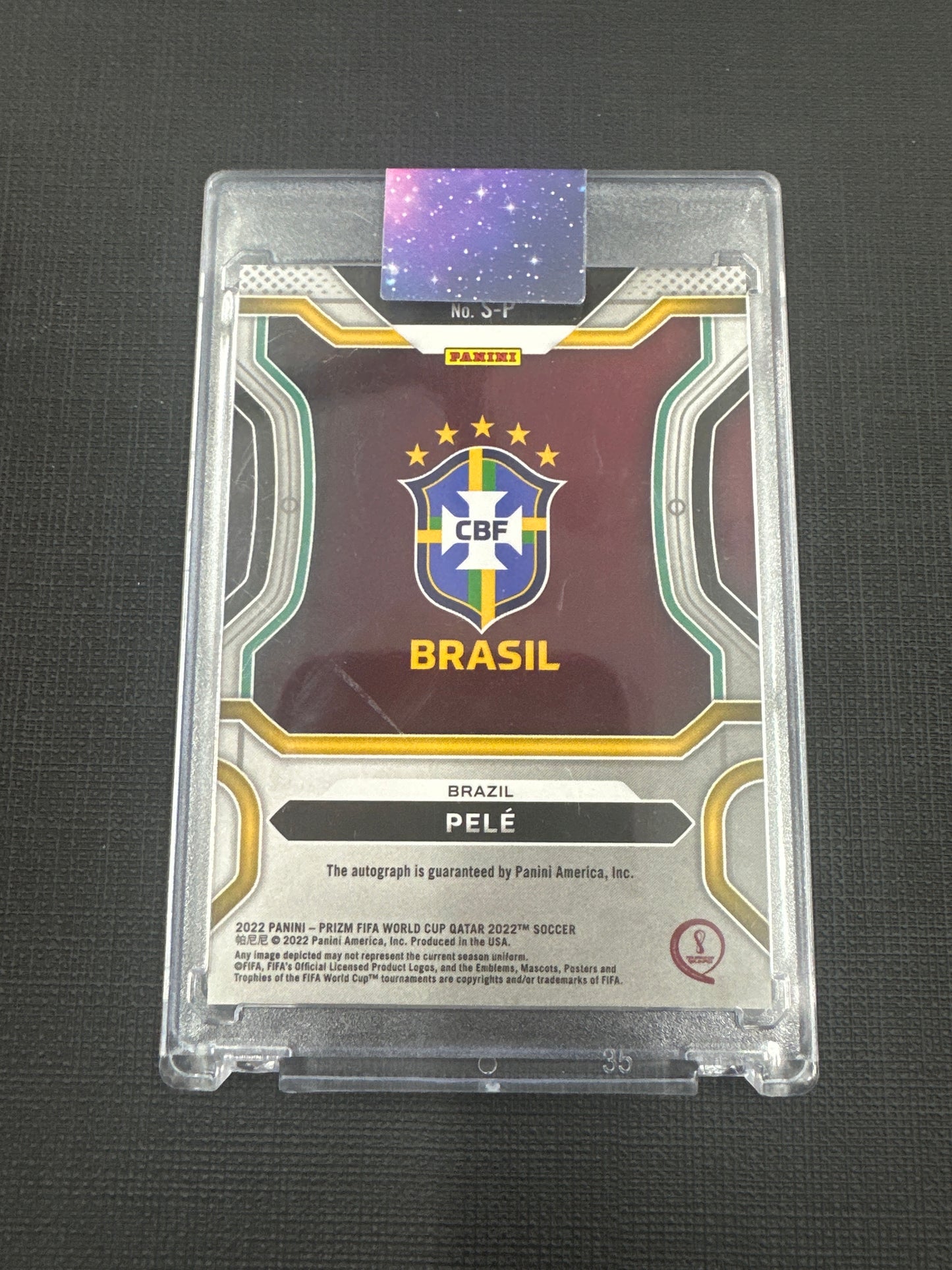 2022 Panini Prizm Pele - World Cup Qatar Signatures #S-P