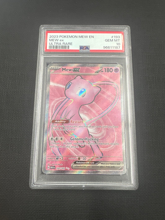 2023 Pokemon Mew EN - MEW EX Ultra Rare PSA GEM MINT 10 #193