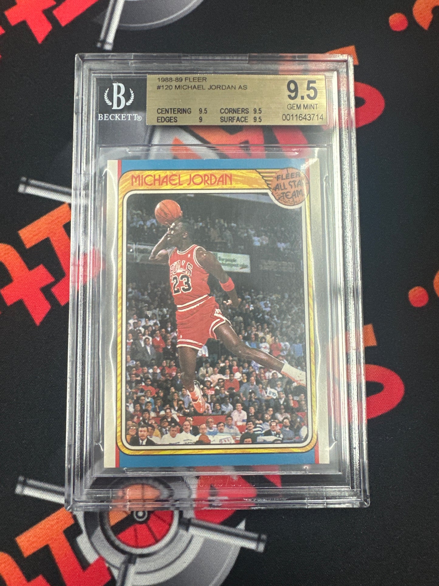 1988-89 Fleer Michael Jordan - All Star Team BGS 9.5 #120