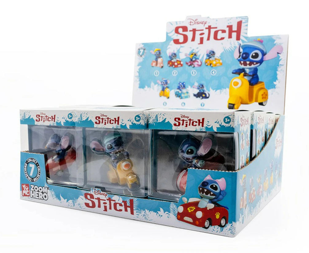 Disney STITCH Zoom Hero Vehicle Figure (Single Box)