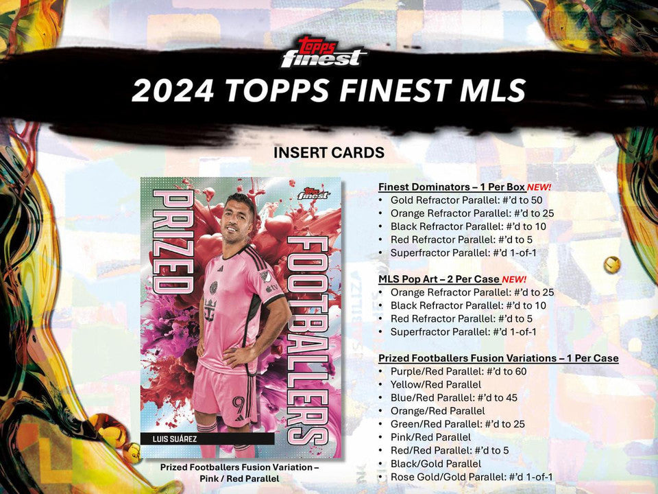 2024 Topps Finest MLS Soccer Hobby Box