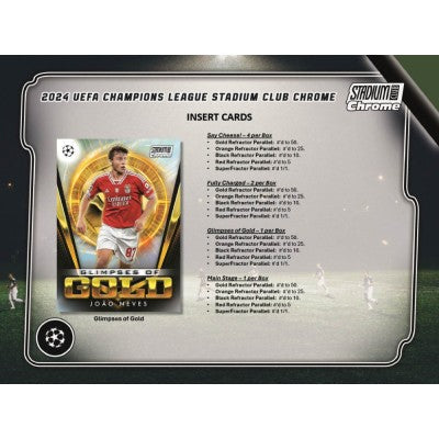 2023-24 Topps Stadium Club Chrome UEFA Club Competitions Soccer Hobby Box