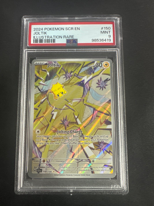 2024 Pokémon SCR EN Joltik - Illustration Rare PSA 9 #150