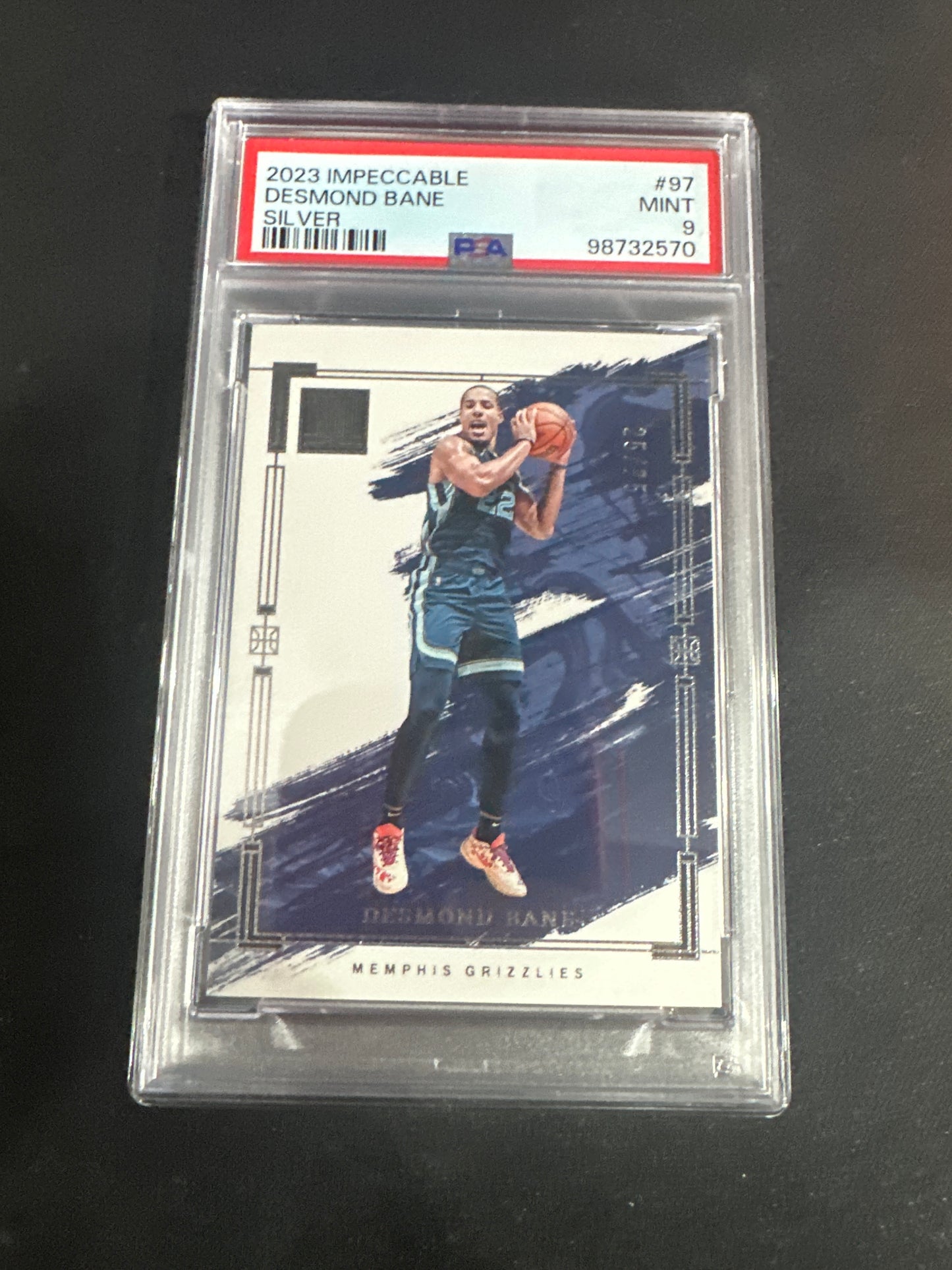 2023 Impeccable Desmond Bane - Silver /75 PSA 9 #97