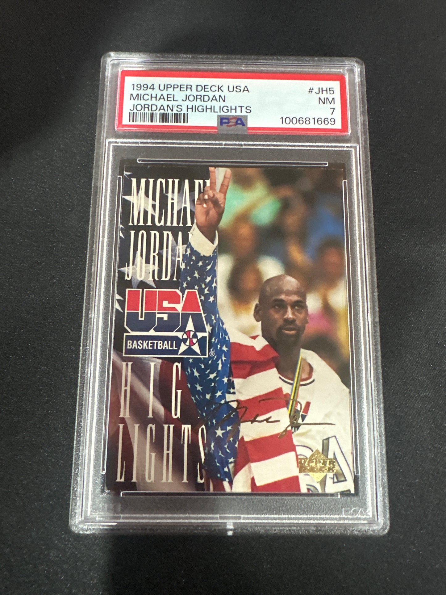 1994 Upper Deck USA Michael Jordan - Jordan’s Highlights PSA 7 #JH5