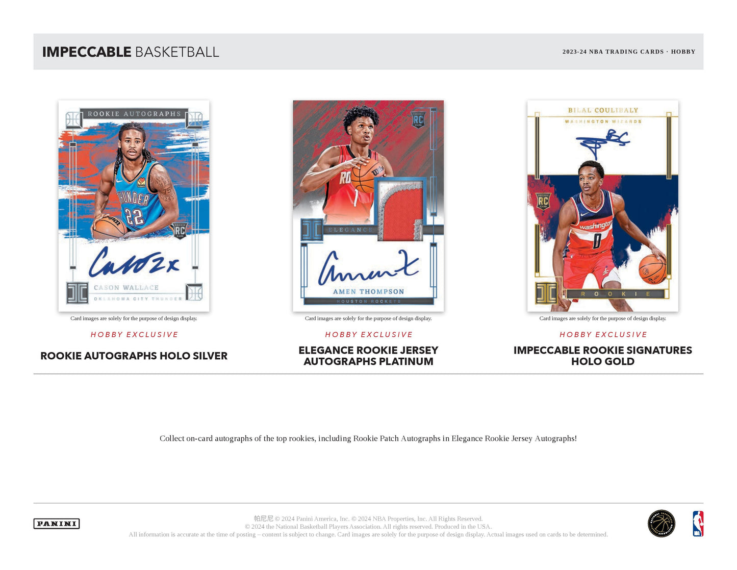 2023-24 Panini IMPECCABLE Basketball Hobby Box