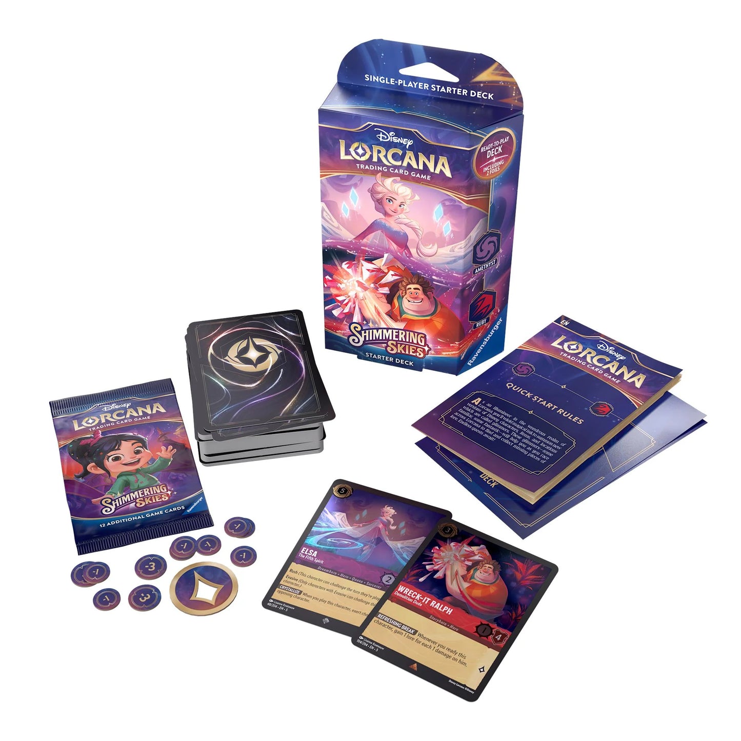 Disney LORCANA TCG - Shimmering Skies Starter Deck