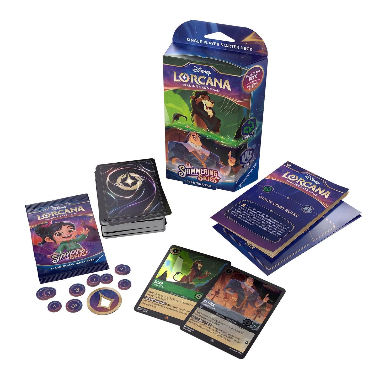 Disney LORCANA TCG - Shimmering Skies Starter Deck