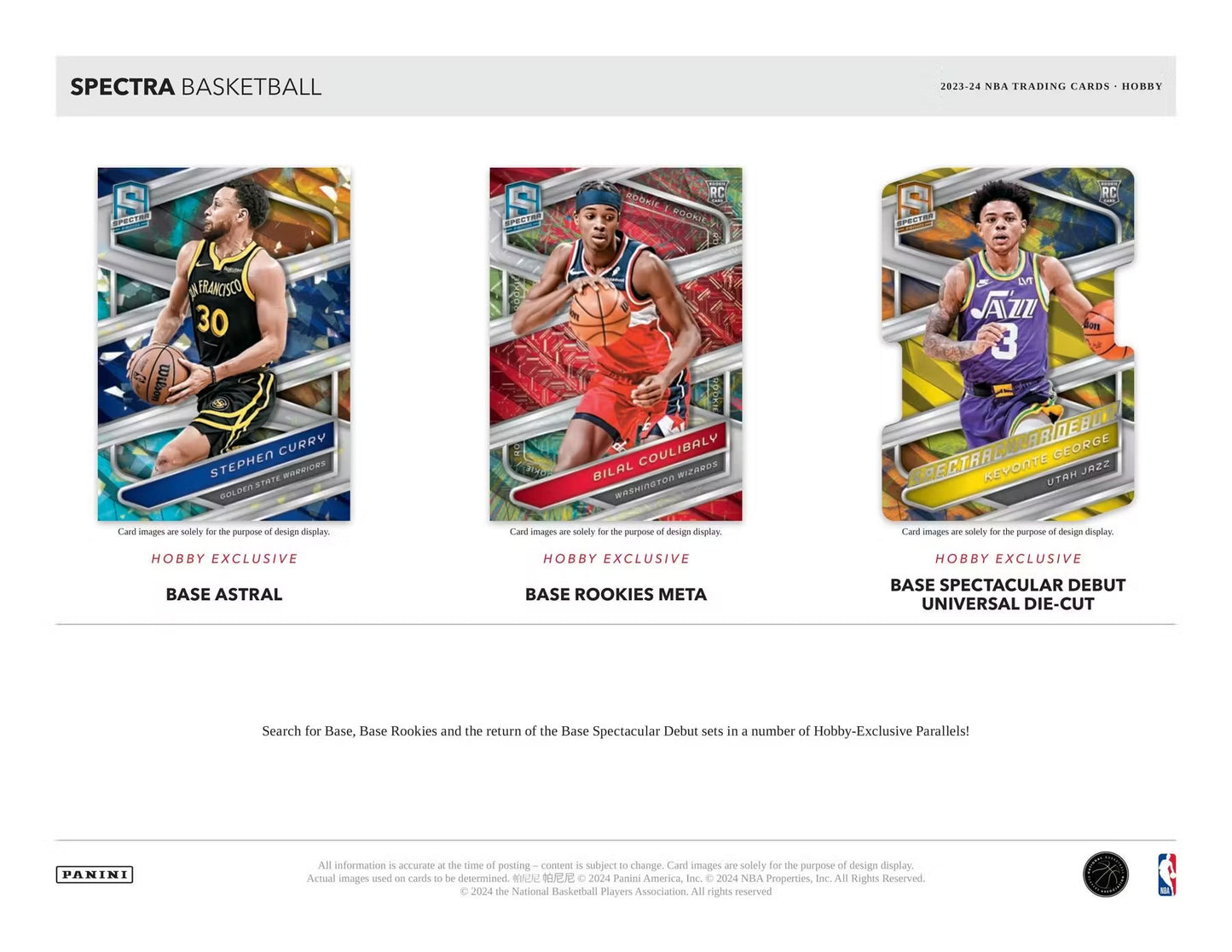 2023/24 Panini Spectra Basketball Hobby Box