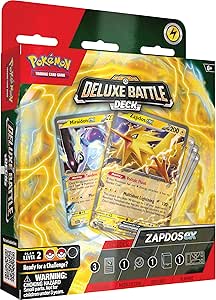 Pokemon Trading Card Game - Ninetales ex & Zapdos ex Deluxe Battle Deck