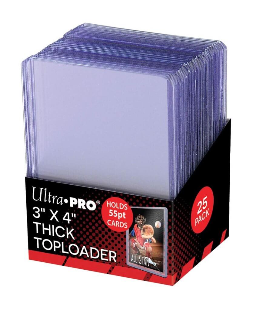 ULTRA PRO Toploader 3"x4" 55pt Toploader 25ct