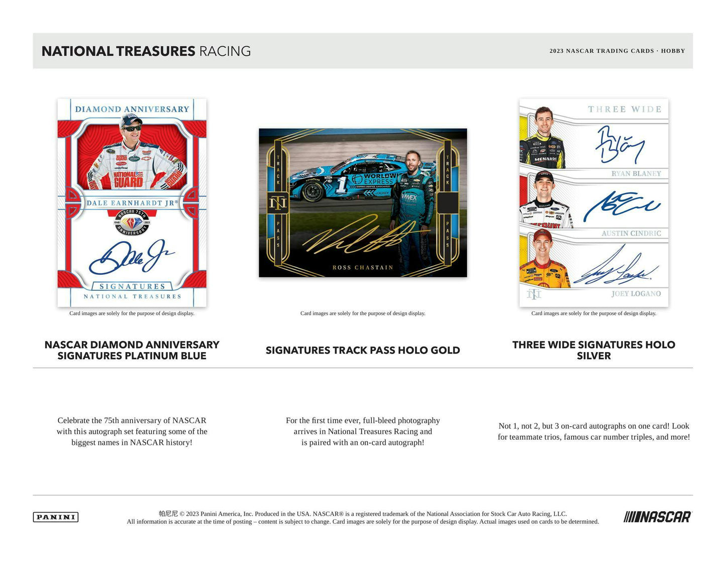 2023 Panini NATIONAL TREASURES Racing Hobby Box