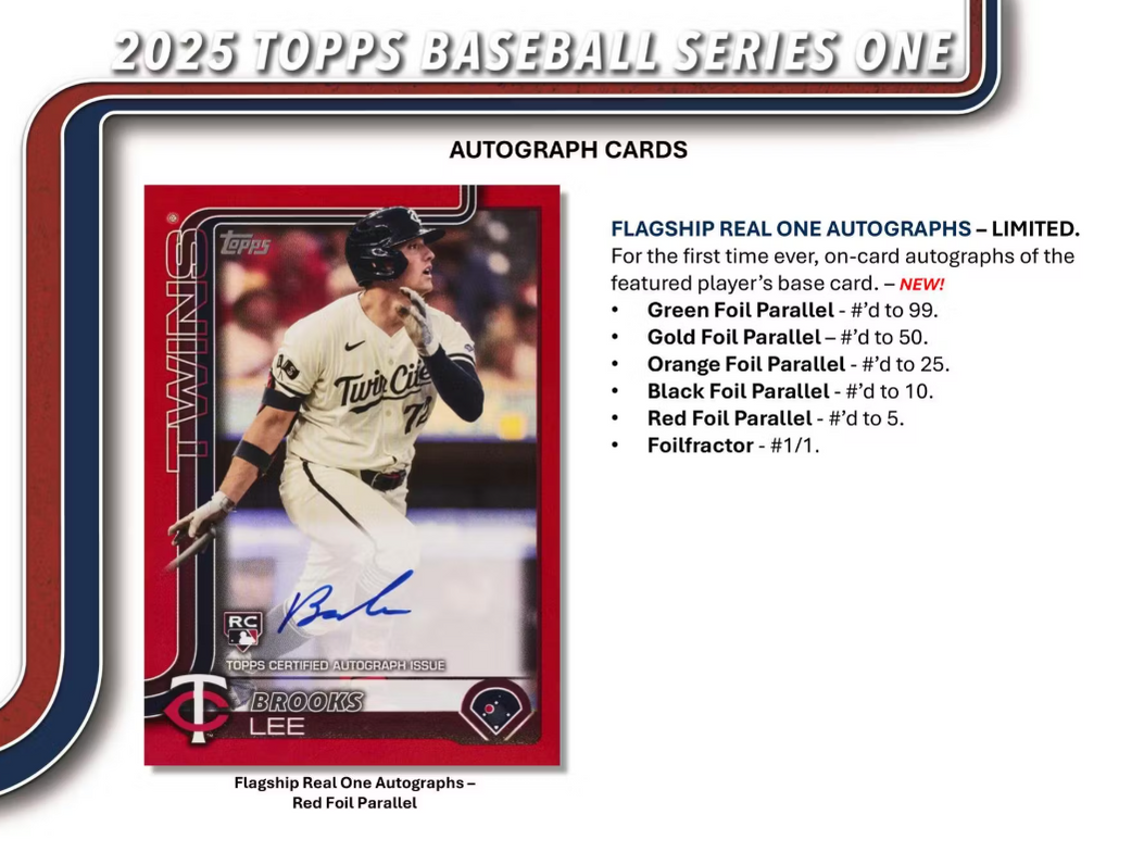 2025 Topps Series 1 Baseball Value Blaster Box