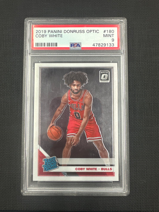 2019 Panini Donruss Coby White - Optic Rated Rookie PSA 9 #180