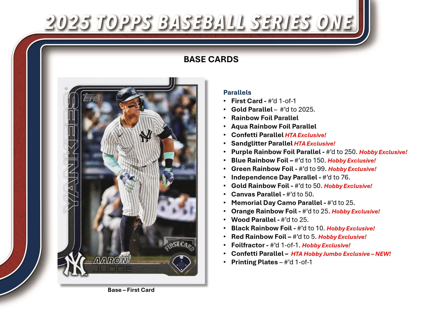 2025 Topps Series 1 Baseball Jumbo Hobby Box