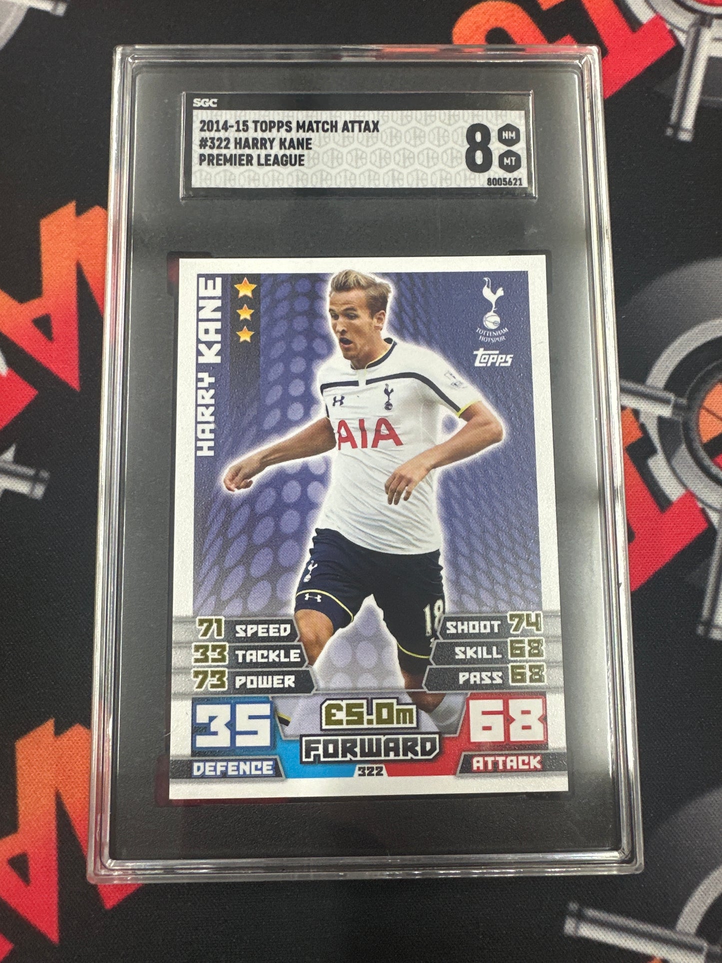 2014/15 Topps Harry Kane - Match Attax Rookie EPL SGC 8 #322