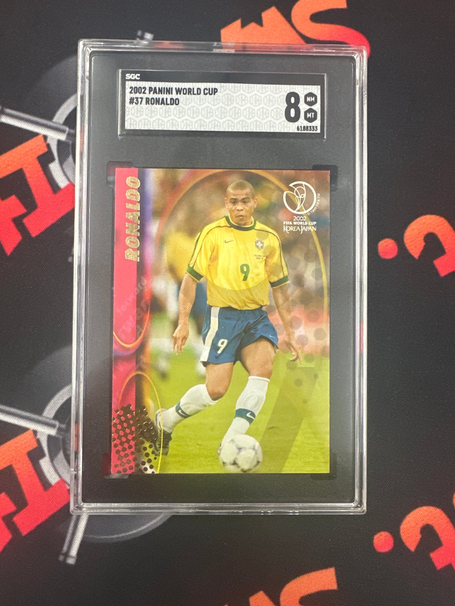 2002 Panini World Cup Ronaldo R9 SGC 8 #37