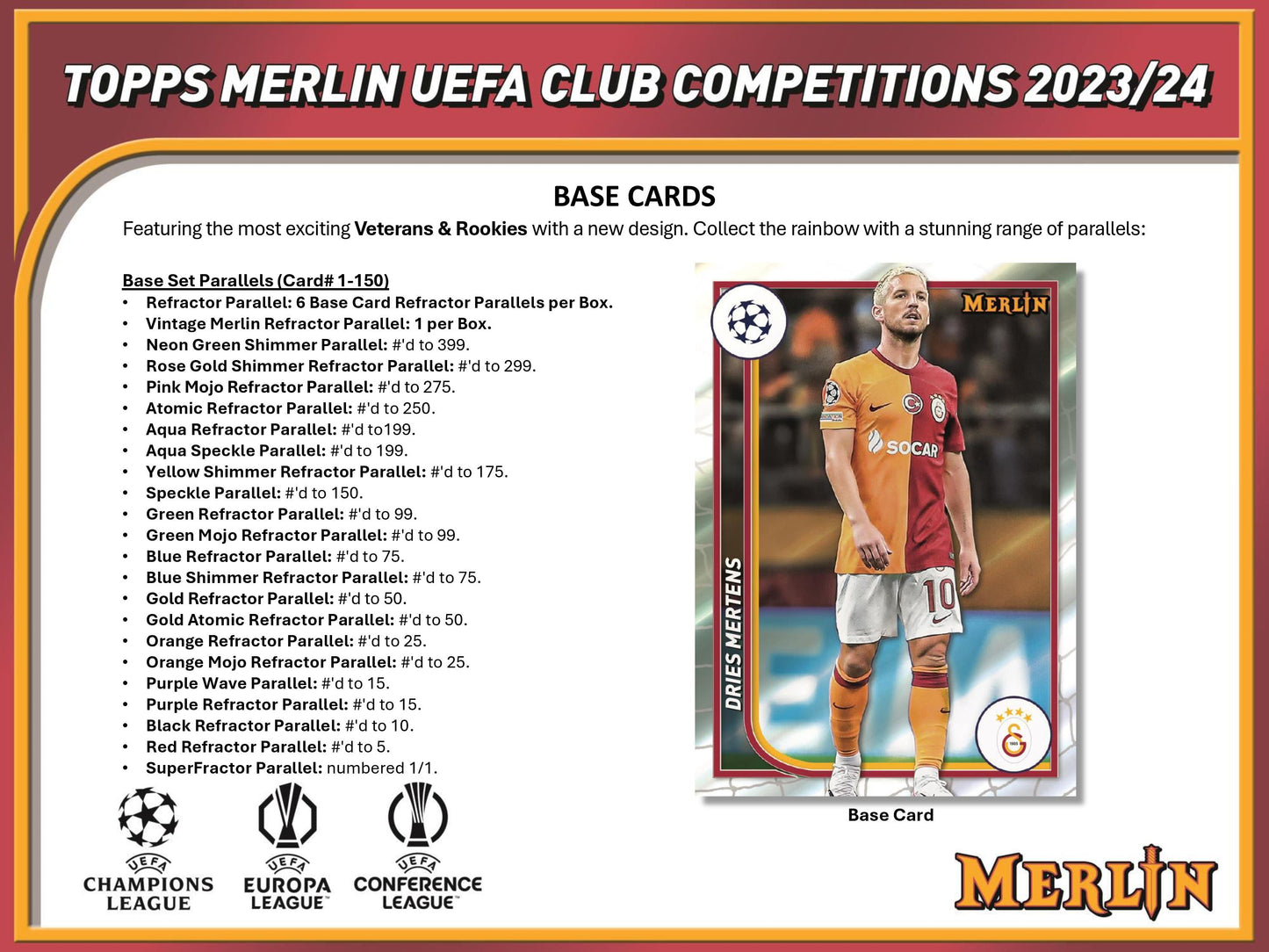 2023-24 Topps UEFA Merlin Soccer Chrome HOBBY Box