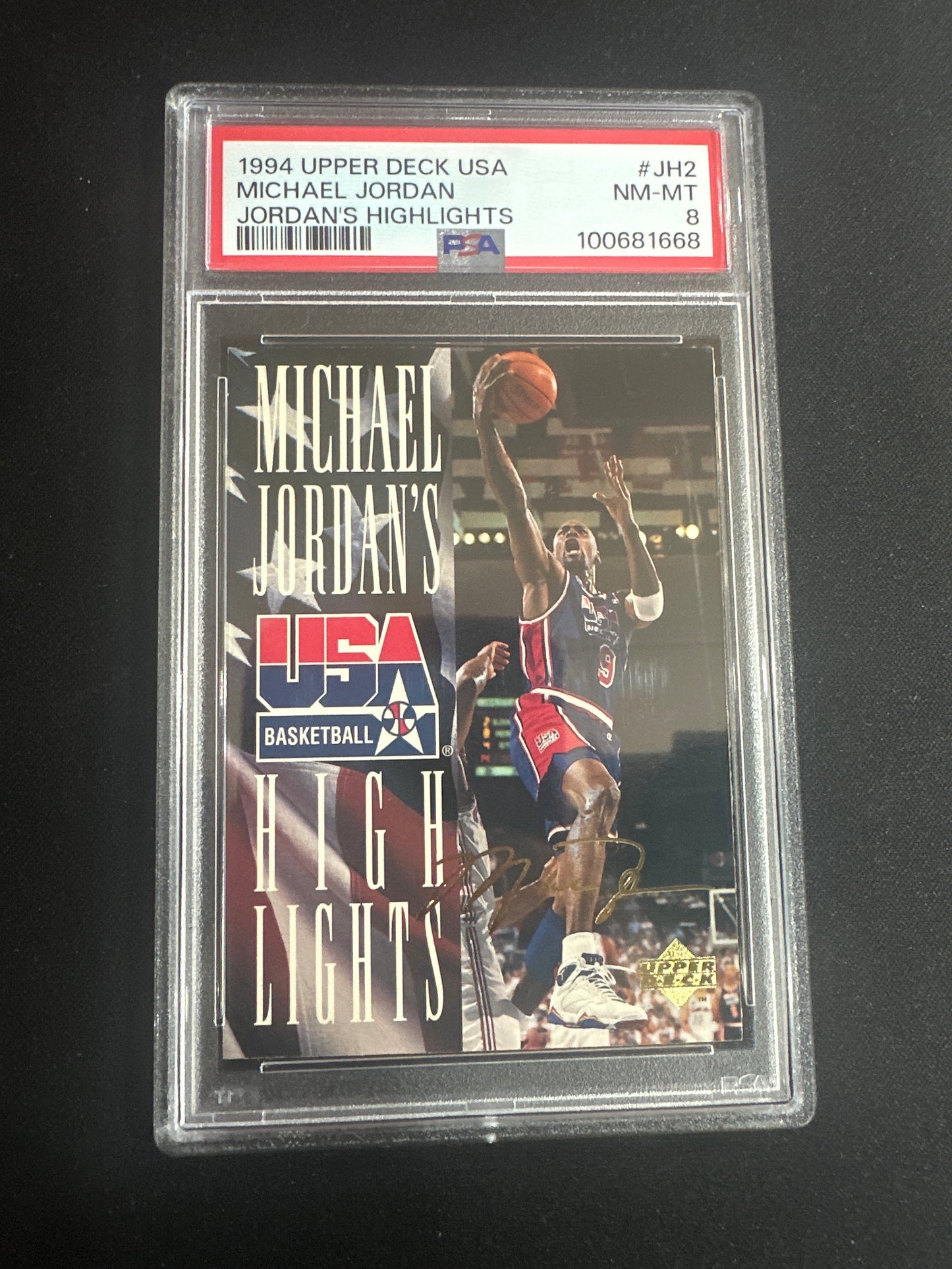 1994 Upper Deck USA Michael Jordan - Jordan’s Highlights PSA 8 #JH2