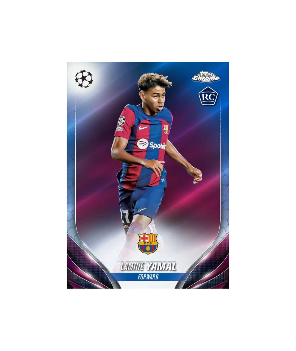 2023-24 Topps Chrome UEFA Club Competitions JUMBO Box