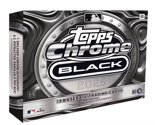 2025 Topps Chrome Black Baseball Hobby Box