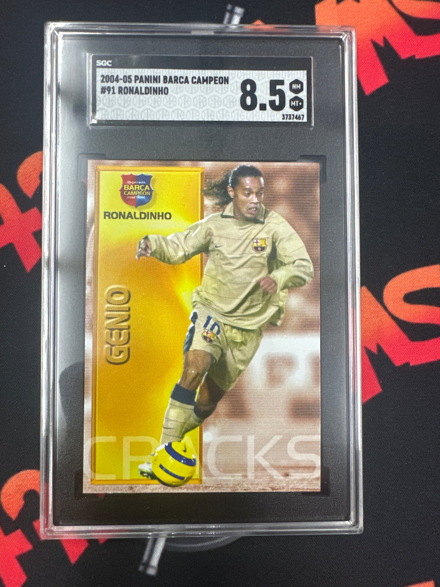 2004-05 Panini Ronaldinho - Barca Campeon SGC 8.5 #91