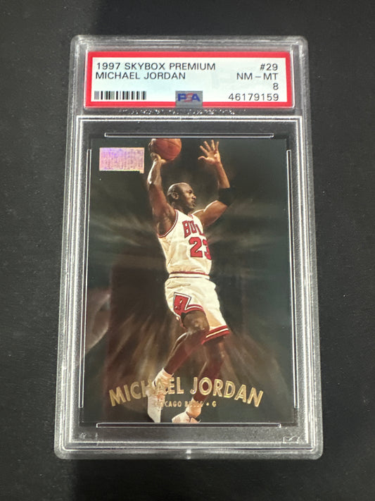 1997 Skybox Premium - Michael Jordan PSA 8 #29