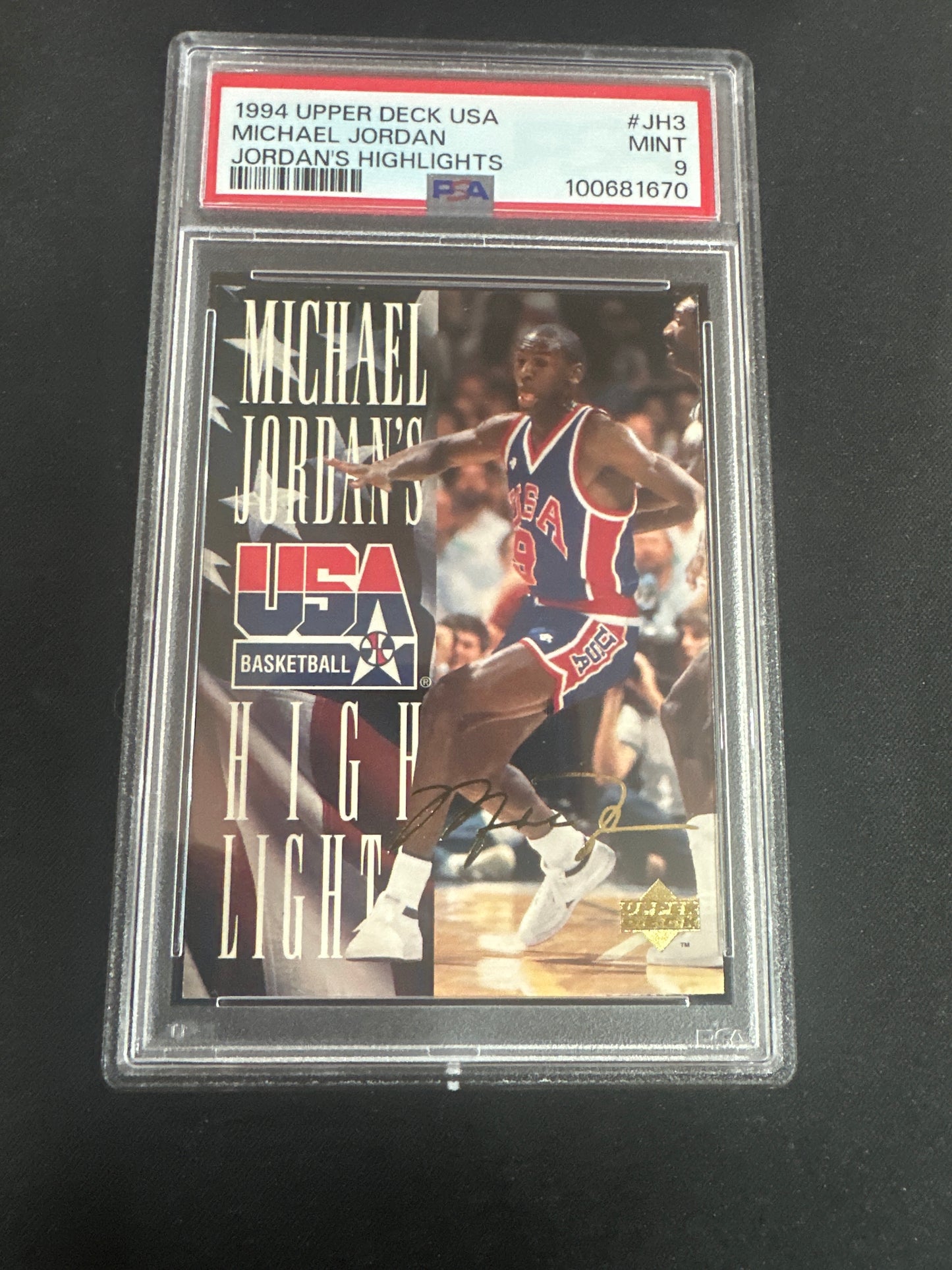 1994 Upper Deck USA Michael Jordan - Jordan’s Highlights PSA 9 #JH3