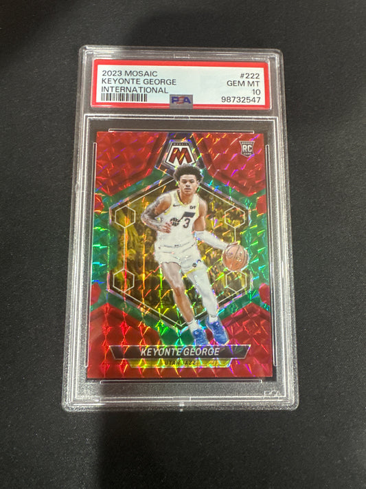 2023 Mosaic Keyonte George - International PSA 10 #222