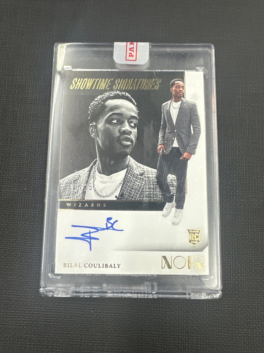 2023-24 Panini Noir Bilal Coulibaly - Showtime Signatures On Card Auto /25 #STS-BCB