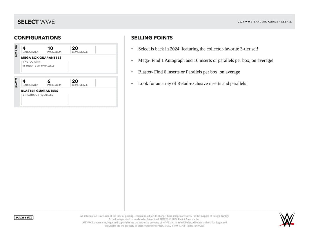 2024 Panini Select WWE Blaster Box