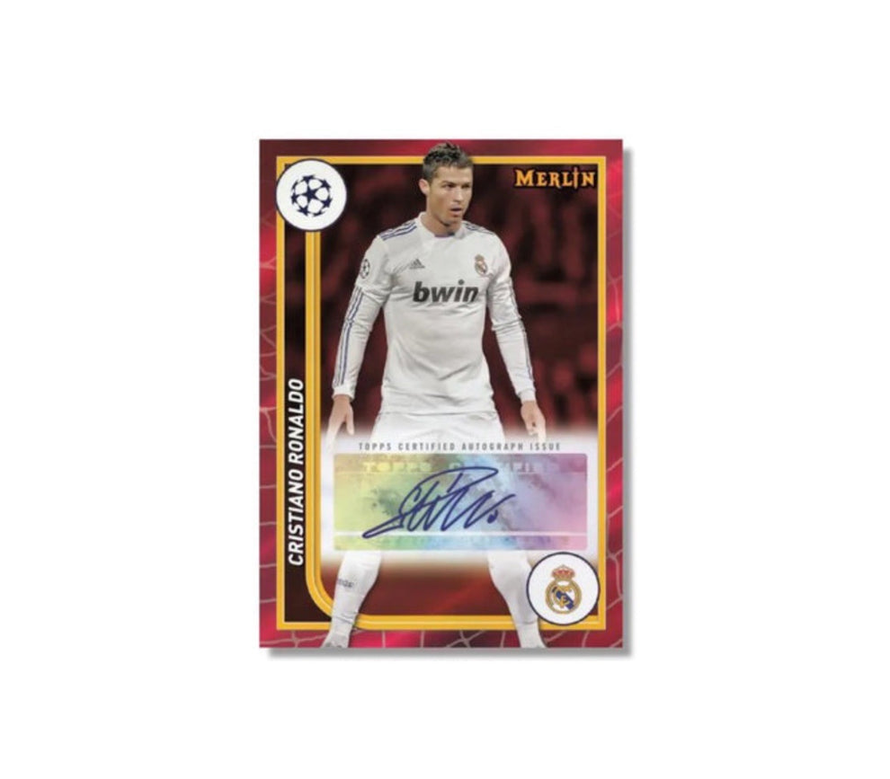 2023-24 Topps UEFA Merlin Soccer Chrome HOBBY Box