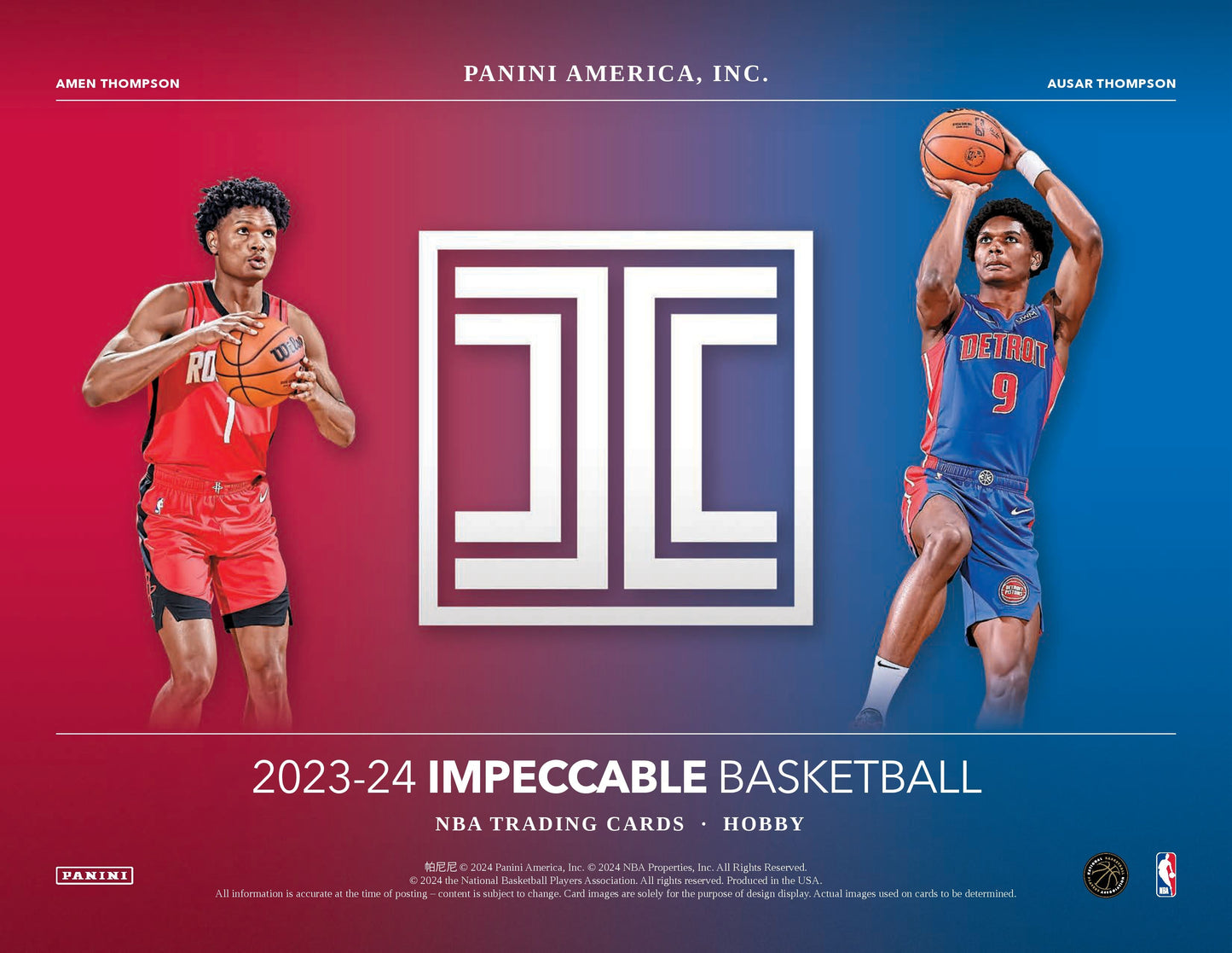 2023-24 Panini IMPECCABLE Basketball Hobby Box