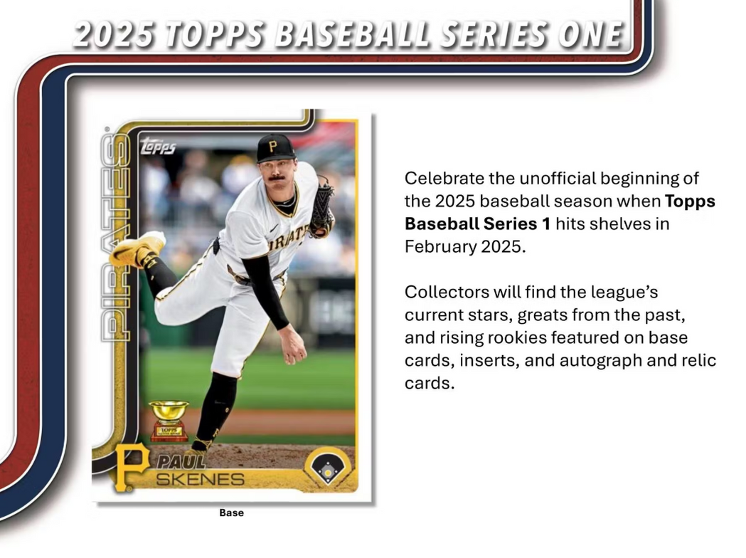 2025 Topps Series 1 Baseball Value Blaster Box