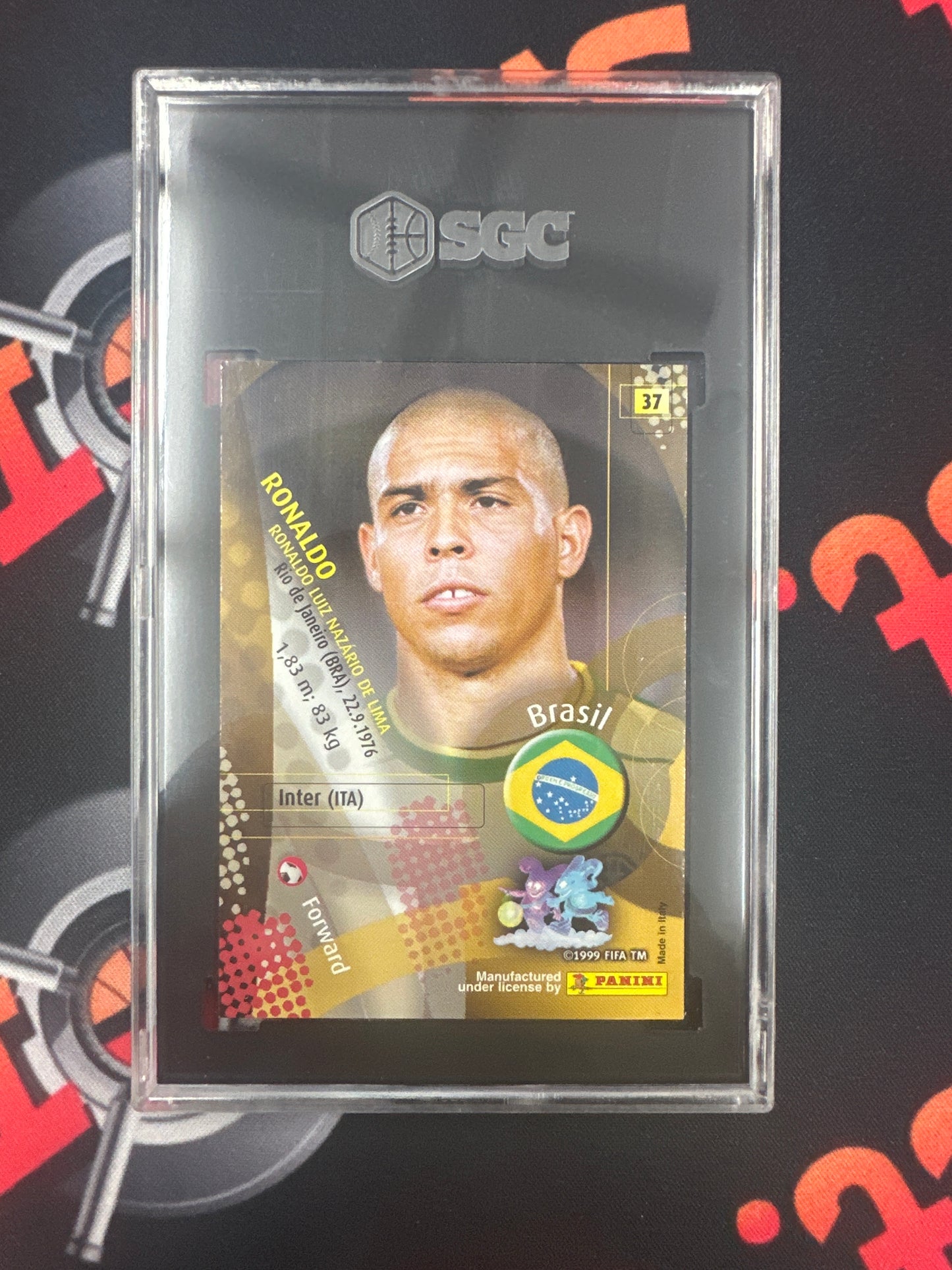 2002 Panini World Cup Ronaldo R9 SGC 8 #37