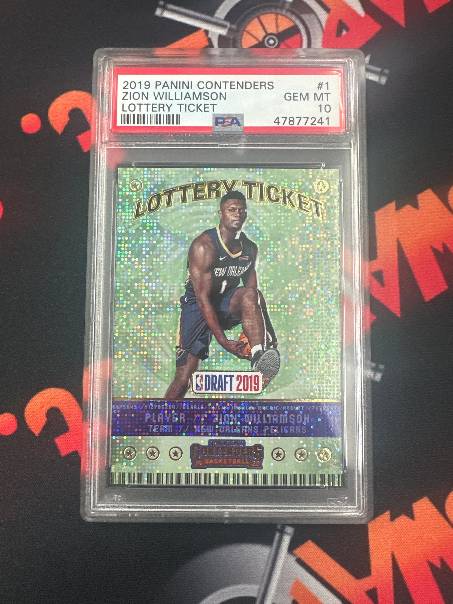 2019 Panini Contenders Zion Williamson - Lottery Ticket PSA 10 #1