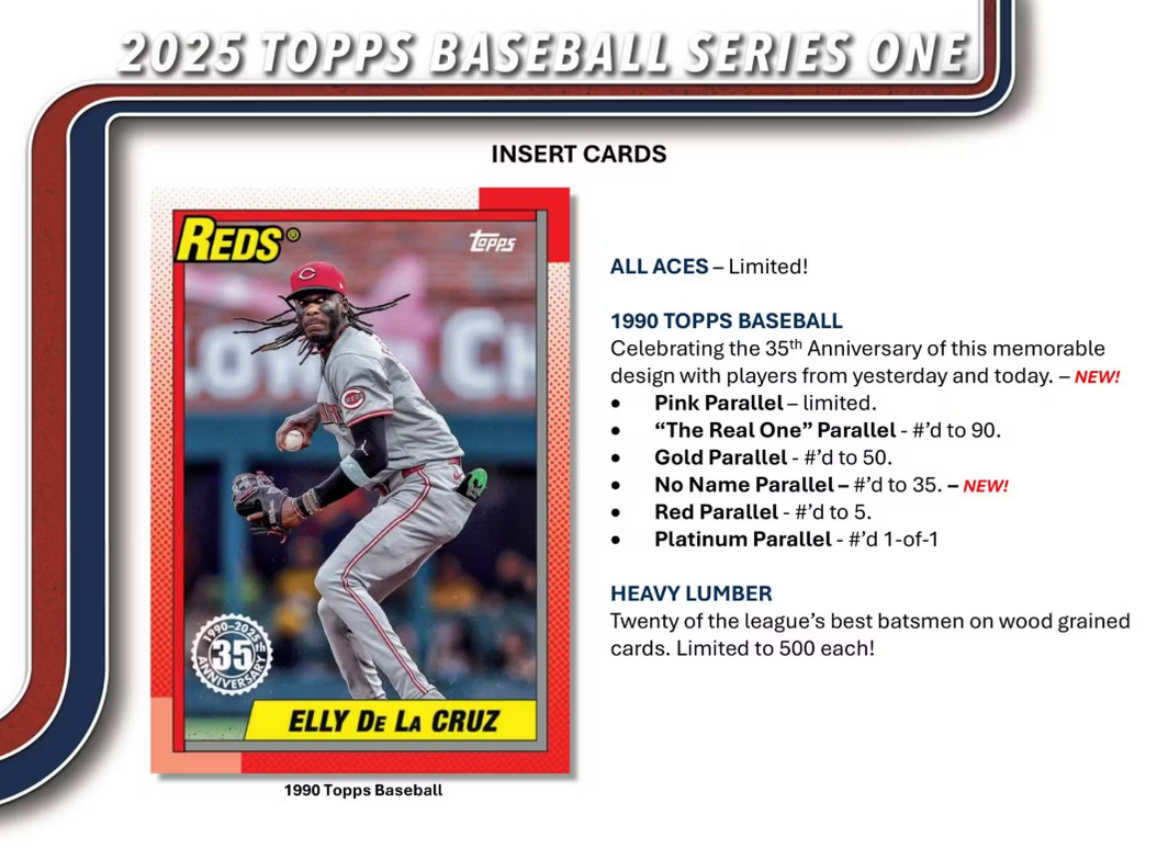 2025 Topps Series 1 Baseball Value Blaster Box