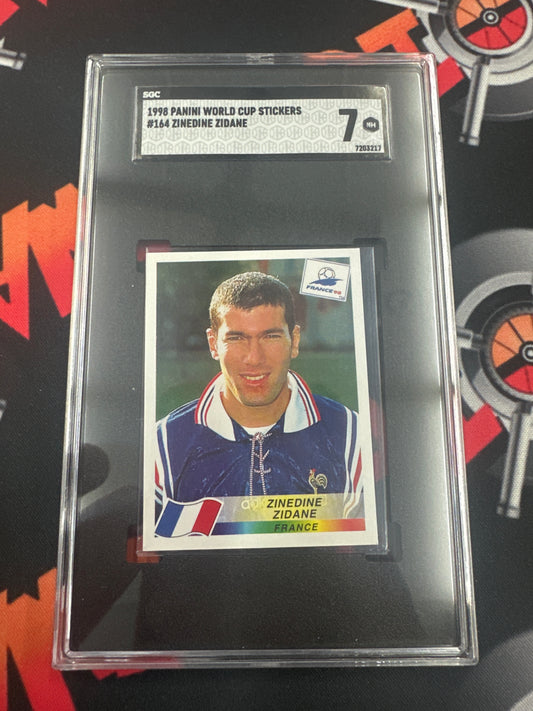 1997 Panini Zinedine Zidane - World Cup Stickers SGC 7 #164