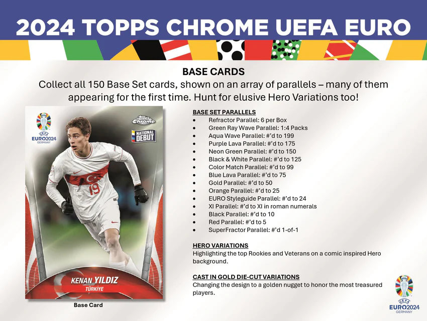 2024 Topps Chrome® UEFA EURO Hobby Box