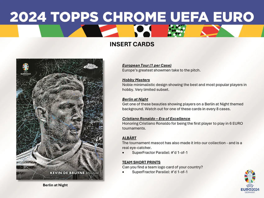 2024 Topps Chrome® UEFA EURO Hobby Box