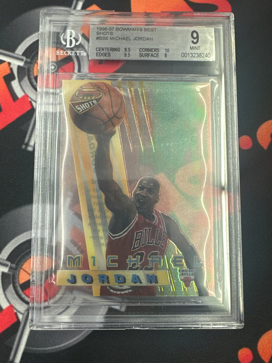 1996-97 Bowmans Best Michael Jordan - Shots BGS 9 #BS6