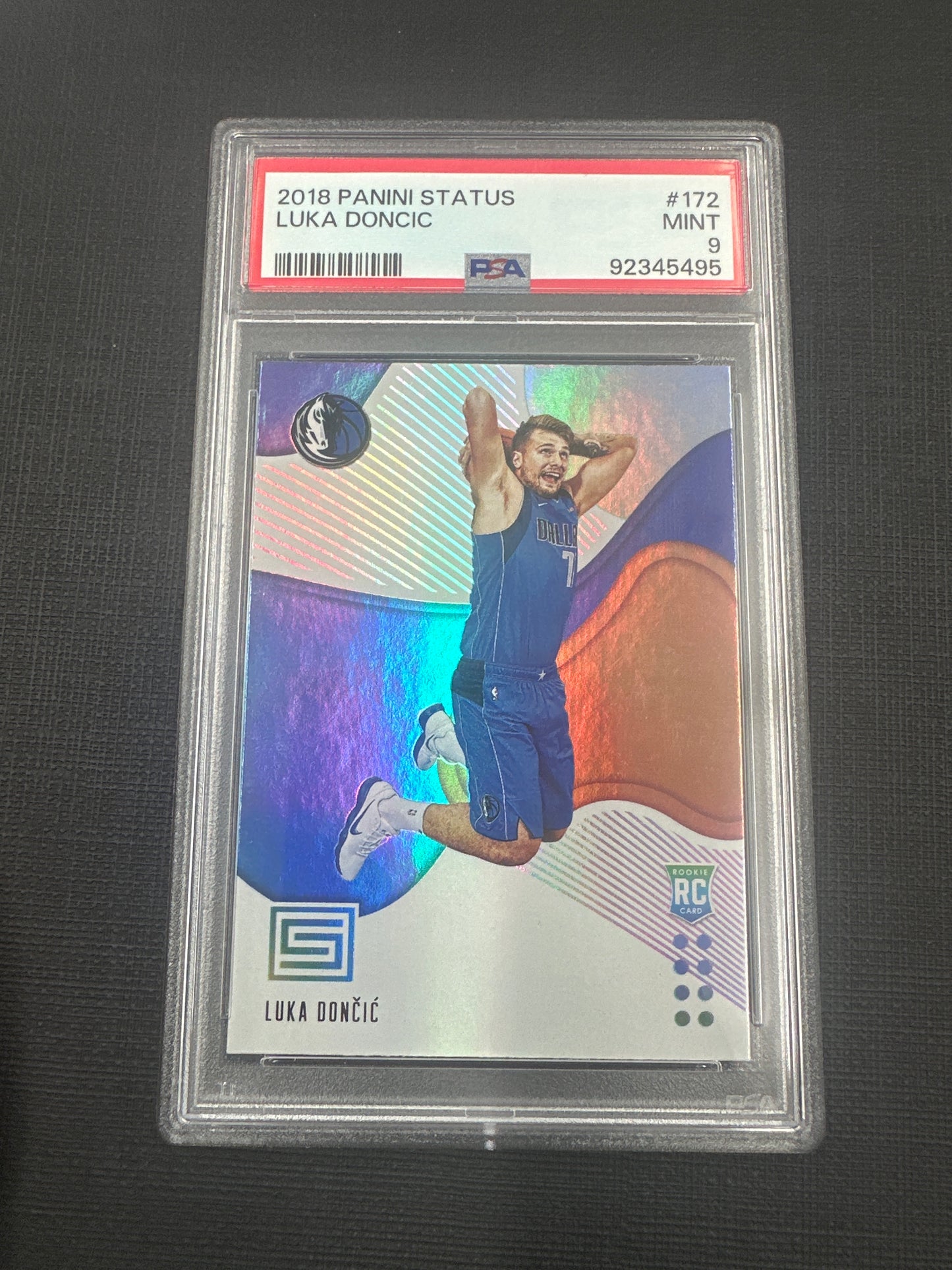 2018 Panini Status - Luka Doncic RC PSA 9 #172