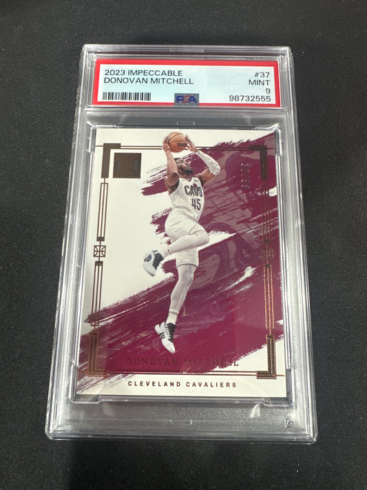 2023 Impeccable - Donovan Mitchell PSA 9 #37